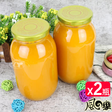 【風之果】屏東枋山在欉紅愛文芒果手工芒果醬1000MLx2瓶♒90B016